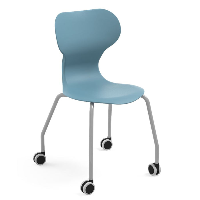 Synergy 4 Leg School Chair With Castors Seat Height 460